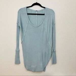 Free People Ventura Oversized Long Sleeve Top XS